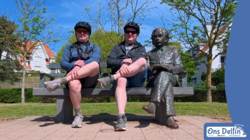 Monument Einstein te De Haan (België)